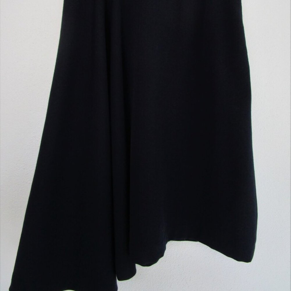 Comme des Garcons Elegant Asymmetrical Dark Skirt